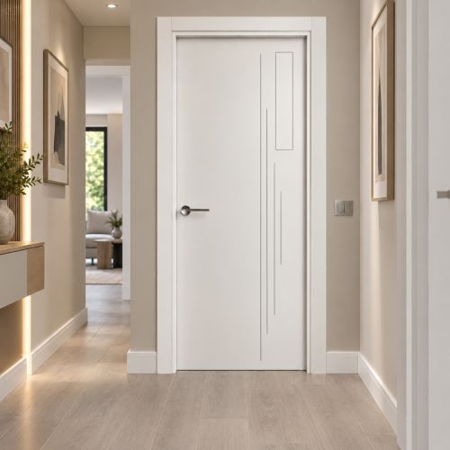 PUERTA LACADA BLANCA MODELO TOKIO