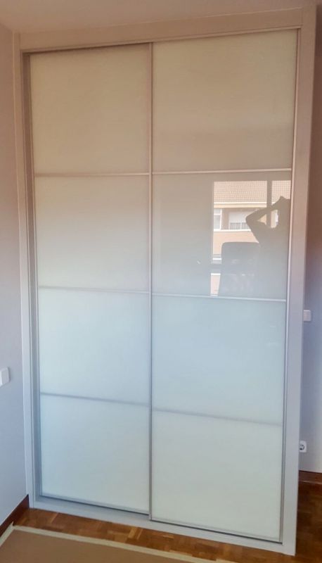 FC92 F. CORREDERO ECO CRISTAL BLANCO PERFILES ALUMINIO