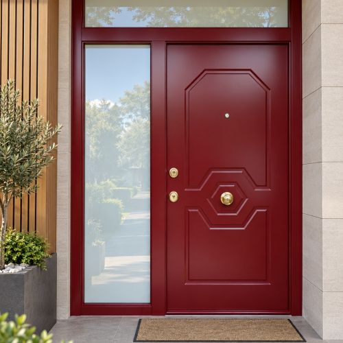 PUERTA ACORAZADA THOR 20 (GRADO 4B) MODELO ROJO INGLES