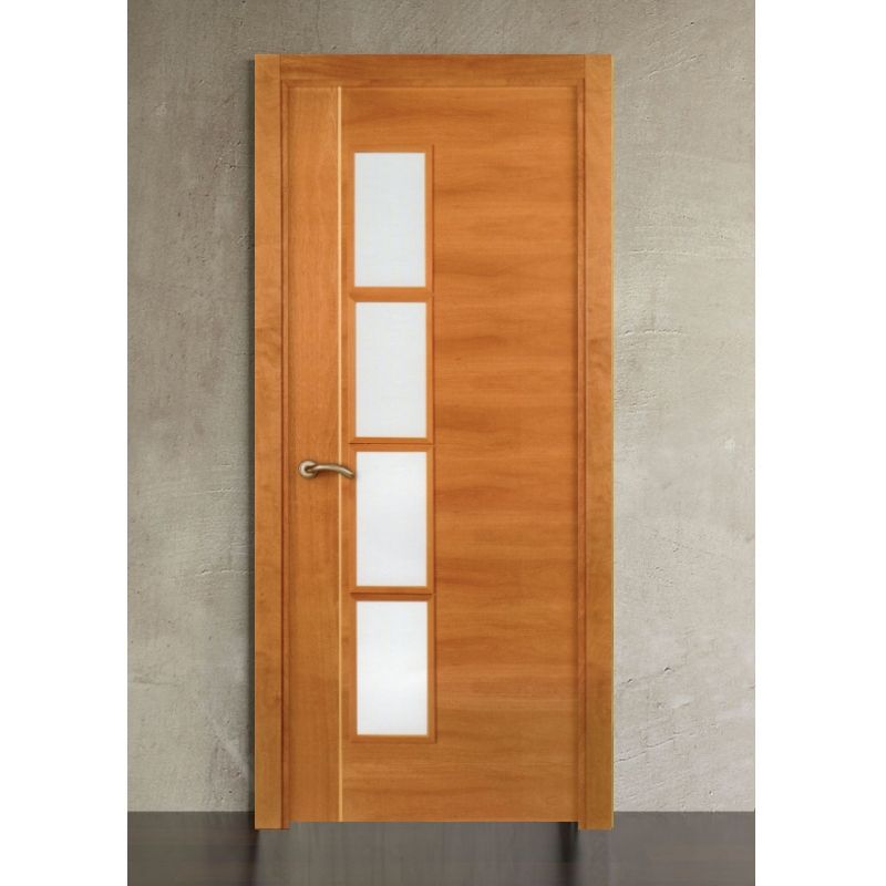 PUERTA MOD 5 CEREZO VIDRIERA 4V3LT
