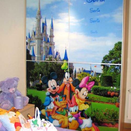 FC220 FRENTE CORREDERO CRISTAL CON FOTO PERSONALIZADA DISNEY. GUIAS OCULTAS