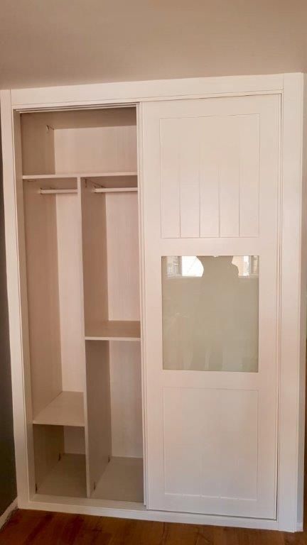 IA188 INTERIOR MELAMINADO OREGON SIENA DOBLE BARRA   ROPA LARGA