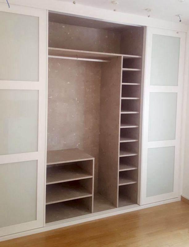 IA88 INTERIOR MELAMINADO BARRA   BALDAS DE DISTINTOS TAMAÑOS