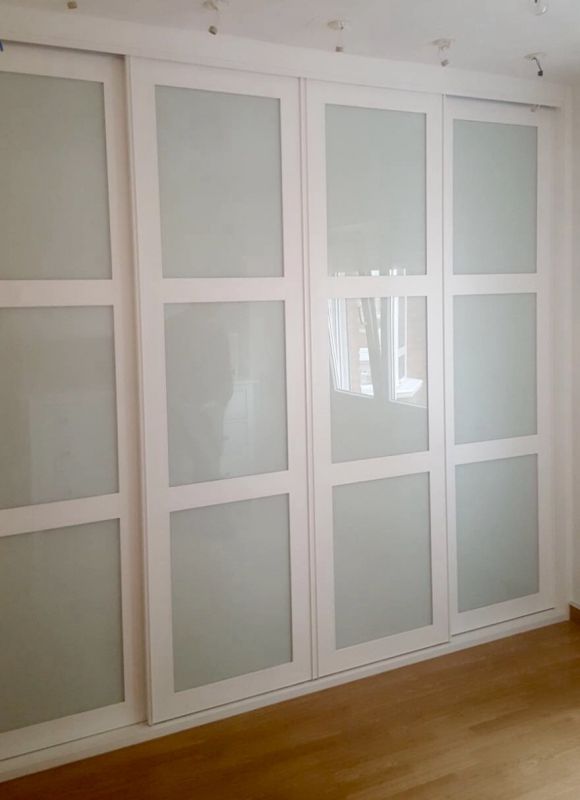 FC82 F. CORREDERO LACADO BLANCO CUADROS CRISTAL LACADO BLANCO. PERFILES LACADOS