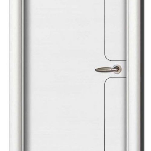 PI46 PUERTA VINILO MODELO 1004 BLANCO SAVIA GRECA NEGRO