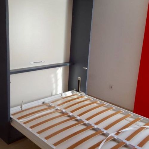 MU61 MUEBLE CAMA VERTICAL ABIERTO. CON LUZ Y USB INTEGRADO