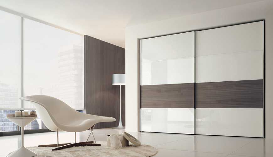 FC160 FRENTE ECO CRISTAL LACADO BLANCO Y GRIS CENIZA