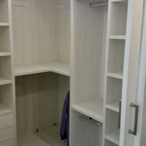 IA222 INTERIOR DE VESTIDOR MELAMINADO FRESNO TAIGA GROSOR 3 CMS