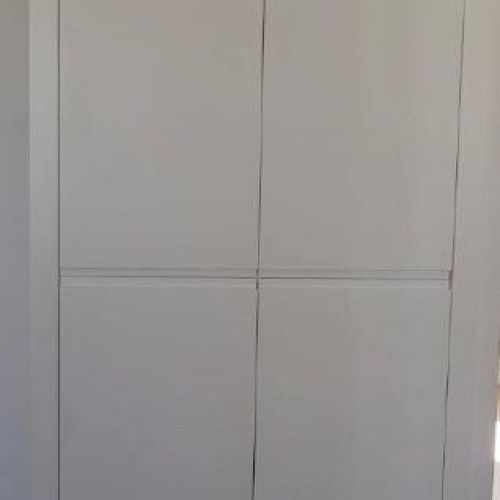 FA36 FRENTE ABATIBLE LACADO BLANCO CON UÑERO HORIZONTAL