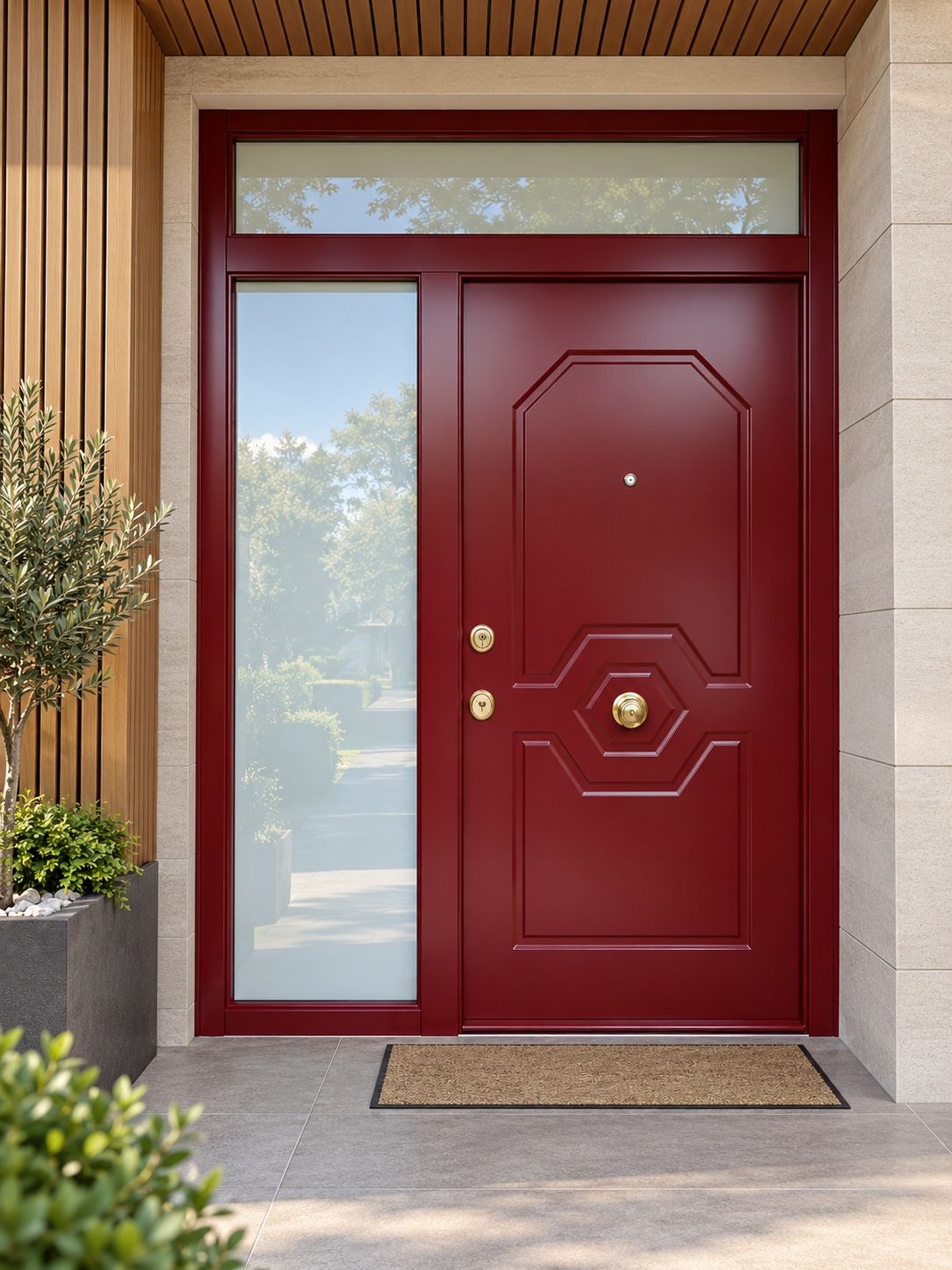 PUERTA ACORAZADA THOR 20 (GRADO 4B) MODELO ROJO INGLES