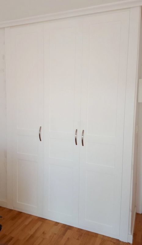 FA68 FRENTE ABATIBLE LACADO BLANCO CUADROS DESIGUALES