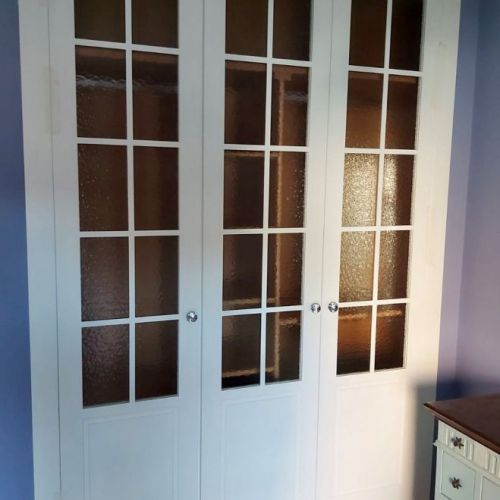 FA3 FRENTE ABATIBLE 3 HOJAS CUADROS LACADO VENTANA