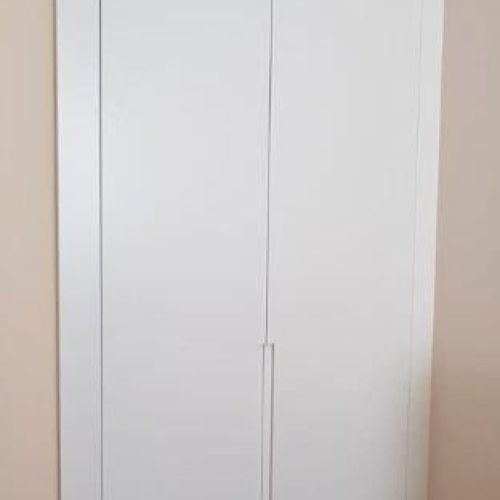 FA20 FRENTE ABATIBLE LACADO BLANCO LISO CON UÑERO LARGO