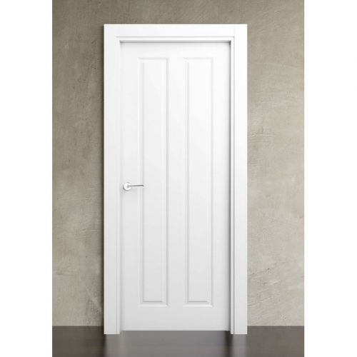 PUERTA LACADA BLANCA 2 CUADROS VERTICALES