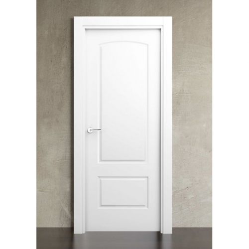PUERTA LACADA BLANCA 2 CUADROS PROVENZAL