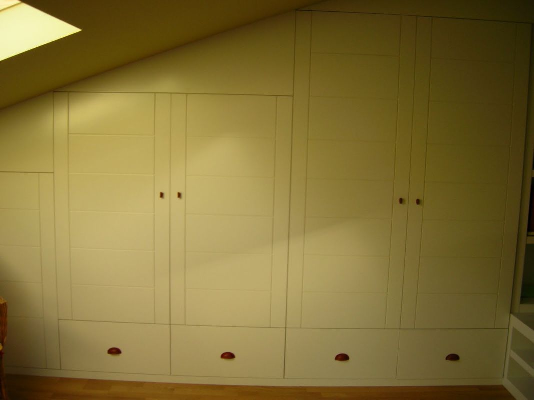 FA51 FRENTE ABUHARDILLADO LACADO BLANCO LINEAS PUERTAS RECTAS Y CAJONES VISTOS