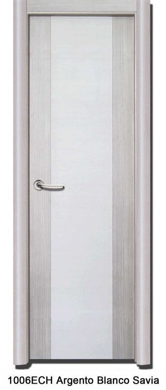 PI47 PUERTA VINILO MODELO 1006ECH ARGENTO Y BLANCO SAVIA