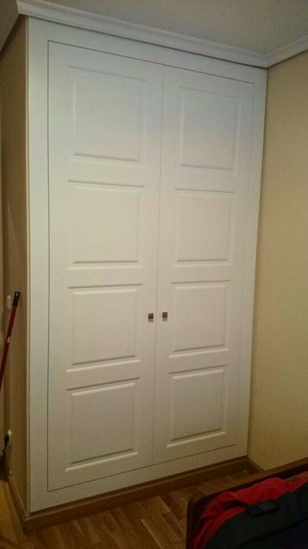 FA65 FRENTE LACADO BLANCO DIBUJO 4 CUADROS