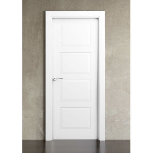 PUERTA LACADA BLANCA 4 CUADROS