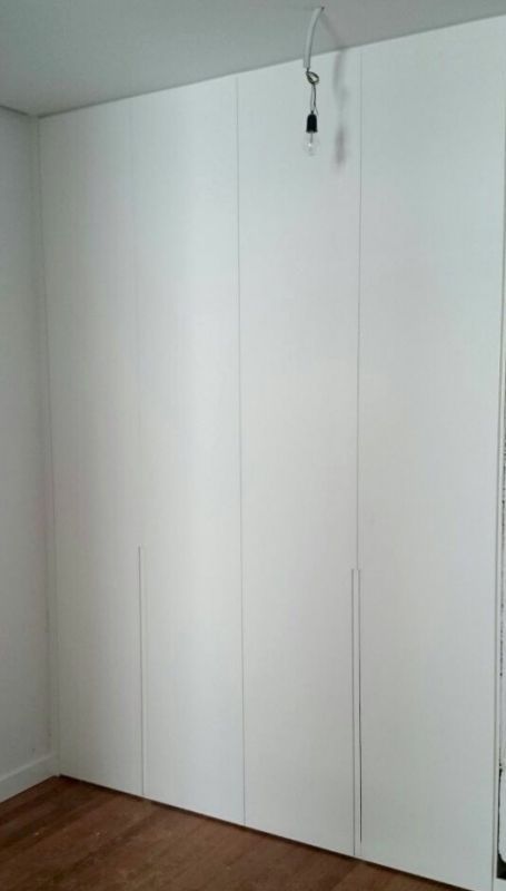 FA31 FRENTE LISO LACADO BLANCO CON UÑERO LARGO