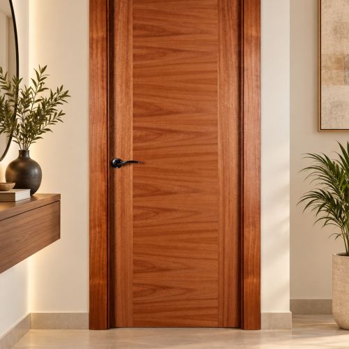 PUERTA MODERNA CEDRO