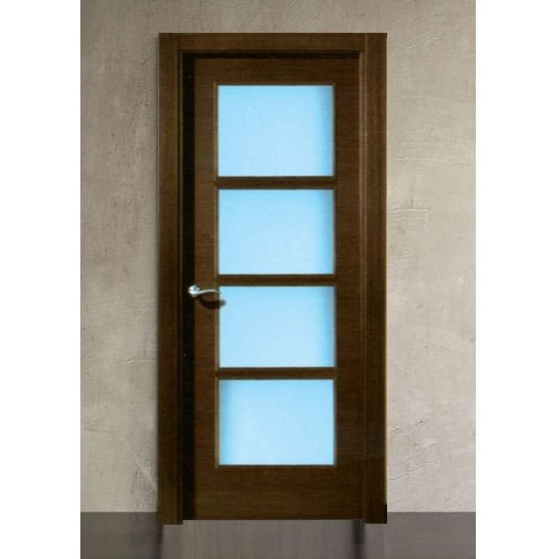 PUERTA MOD 7 WENGUE VIDRIERA 4V6