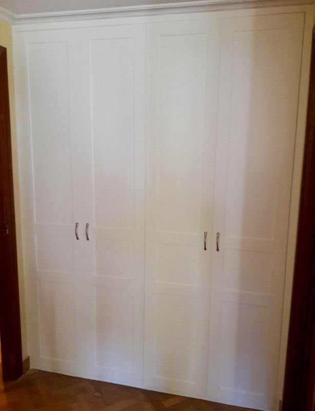 FA67 FRENTE PLEGADO LACADO BLANCO CUADROS DESIGUALES