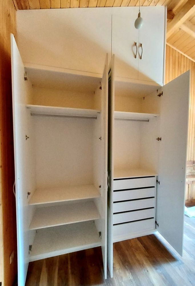 IA225 INTERIOR MELAMINADO LINO CANCUN ,CAJONERA ABIERTA