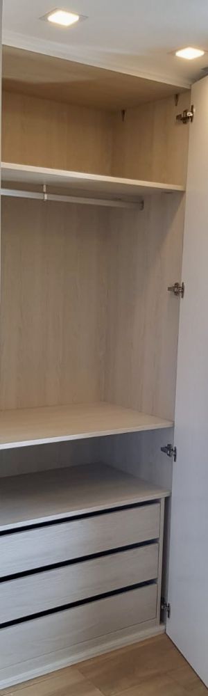 IA209 INTERIOR MELAMINADO FRESNO TAIGA CAJONES, BALDA Y COLGADOR