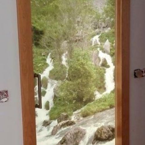 PC45 PUERTA ABATIBLE CRISTAL CON FOTO RIO