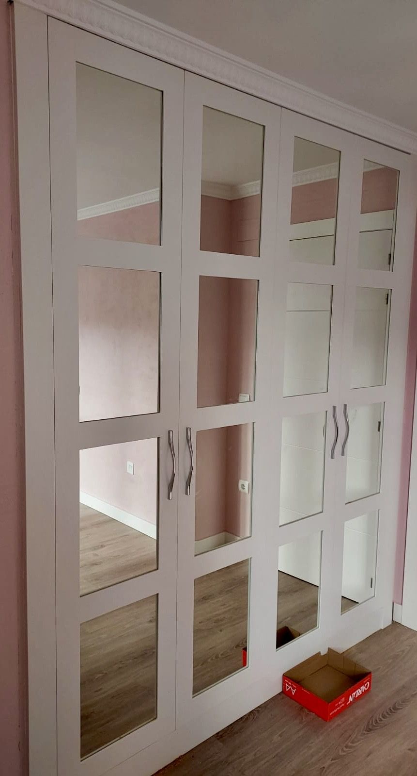 FA222 FRENTE ABATIBLE LACADO CUADROS CON ESPEJO