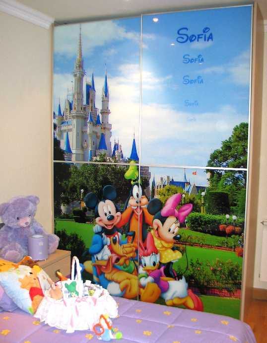FC220 FRENTE CORREDERO CRISTAL CON FOTO PERSONALIZADA DISNEY. GUIAS OCULTAS