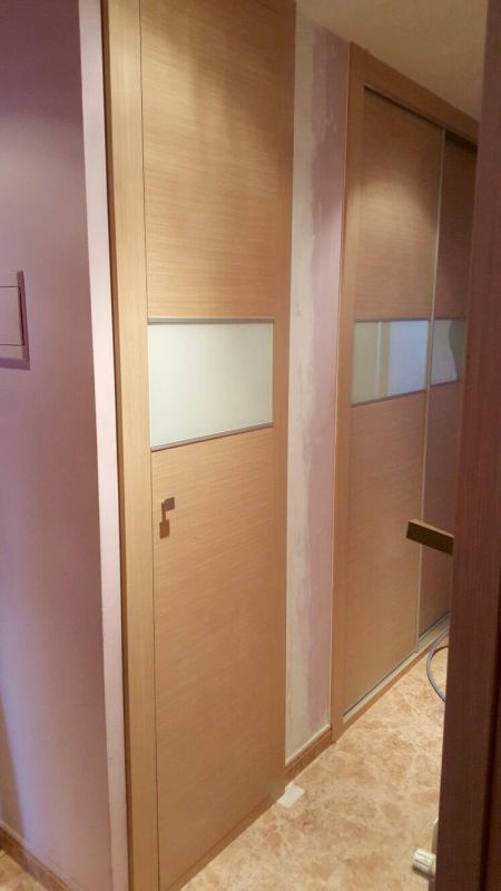 FA160 HOJA ABATIBLE ECO HAYA   CRISTAL ACIDO, A JUEGO CON FRENTE CORREDERO