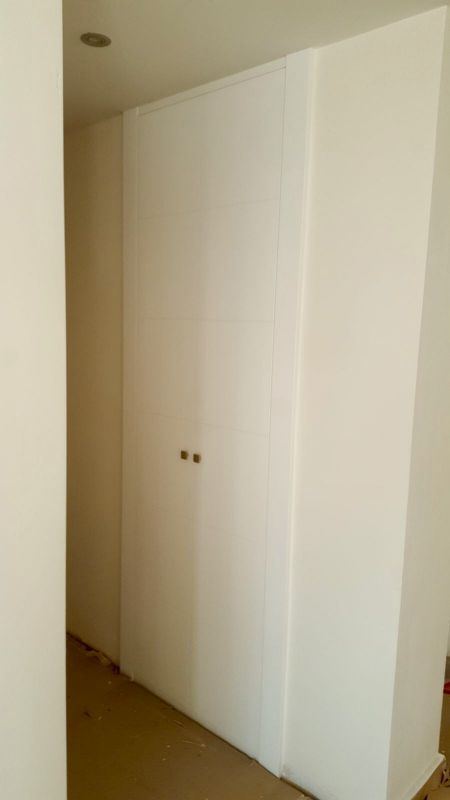 FA52 FRENTE ABATIBLE LACADO BLANCO LINEAS