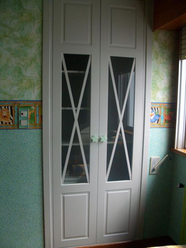 FA111 FRENTE CUADROS Y ASPA LACADO BLANCO