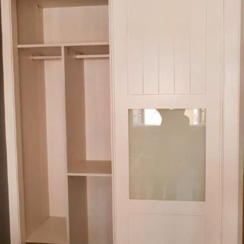 IA188 INTERIOR MELAMINADO OREGON SIENA DOBLE BARRA   ROPA LARGA