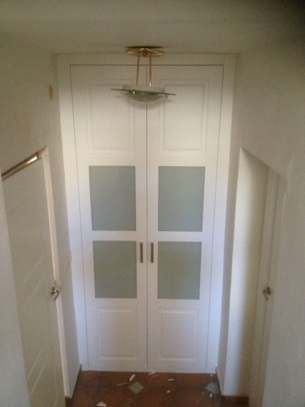 FA101 FRENTE CUADROS LACADO BLANCO Y CRISTAL LACADO BLANCO