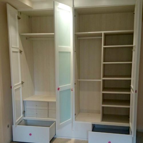 IA103 INTERIOR HAYA BLANCA CON DOBLE CAJONERA, BALDAS Y DOBLE DE CORTA