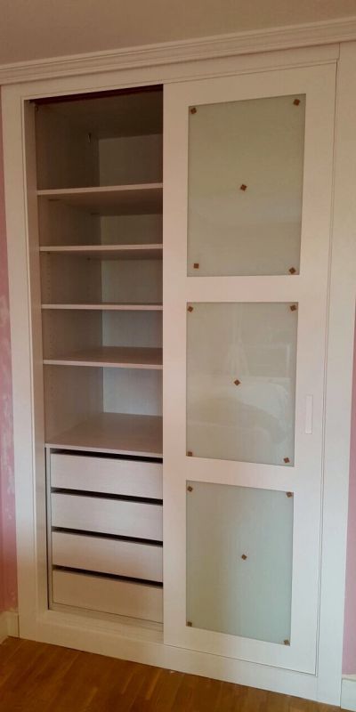 IA90 INTERIOR MELAMINADO OREGON SIENA CAJONES Y BALDAS