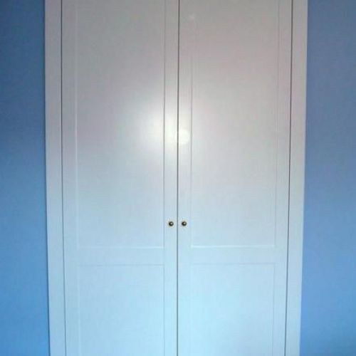 FA110 FRENTE 2 CUADROS LACADO BLANCO