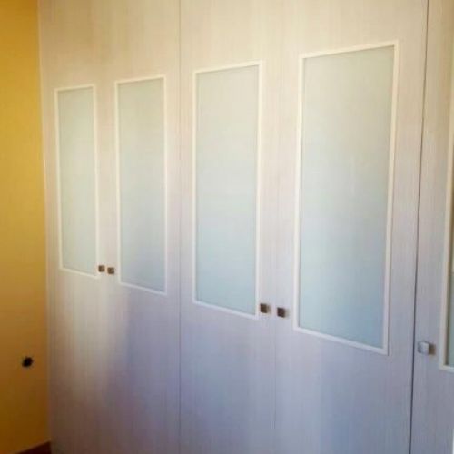 FA157 FRENTE ABATIBLE BLANCO SAVIA CON CRISTAL ACIDO