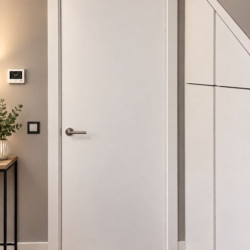PUERTA LACADA BLANCA CIEGA LISA